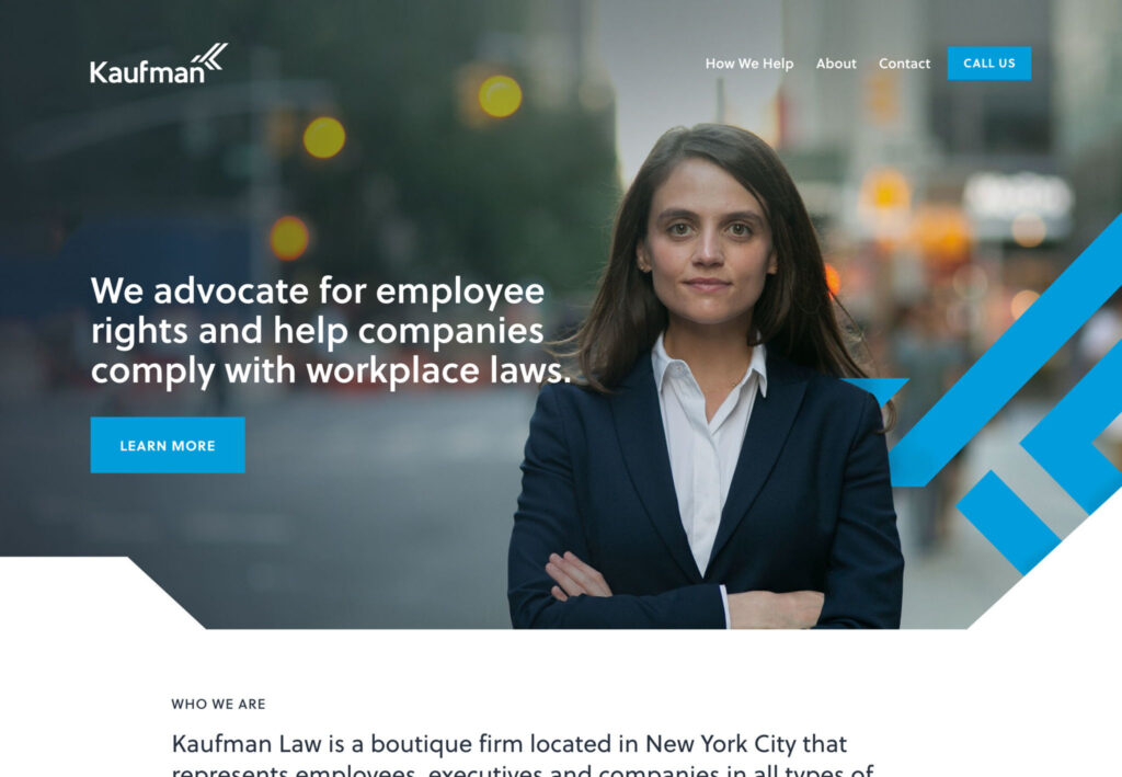 Lawyer Examples - Lawyer websites by Joseph Leonard